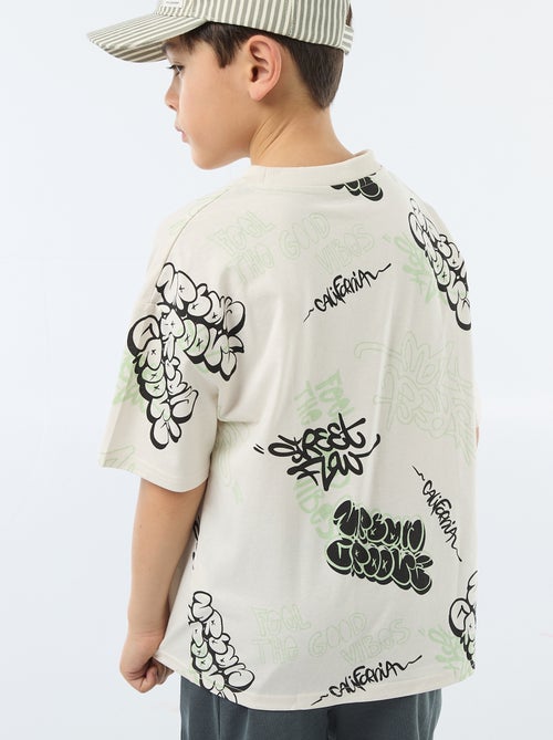 Oversized Graphic T-shirt - Kiabi