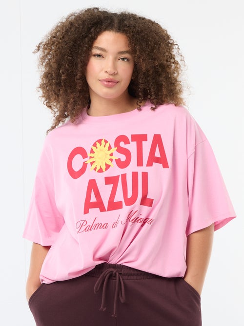 Oversized Short-Sleeve T-Shirt - Kiabi
