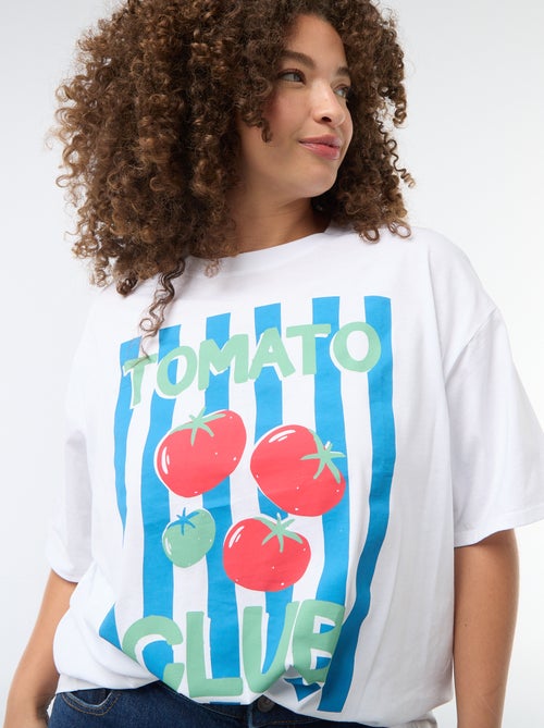 Oversized Short-Sleeve T-Shirt - Kiabi