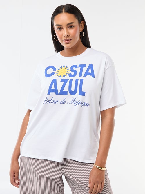 Oversized Short-Sleeve T-Shirt - Kiabi