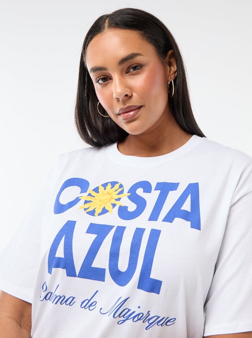Oversized Short-Sleeve T-Shirt - Kiabi