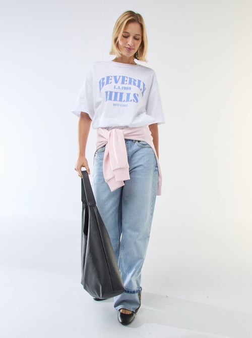 Oversized Slogan T-shirt - Kiabi