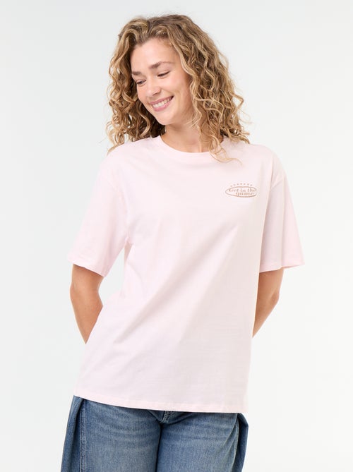 Oversized Slogan T-shirt - Kiabi
