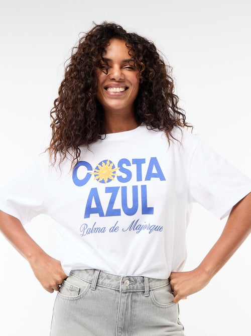 Oversized Slogan T-shirt - Kiabi
