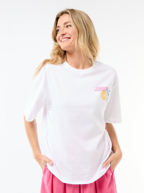 Oversized Slogan T-shirt - Kiabi