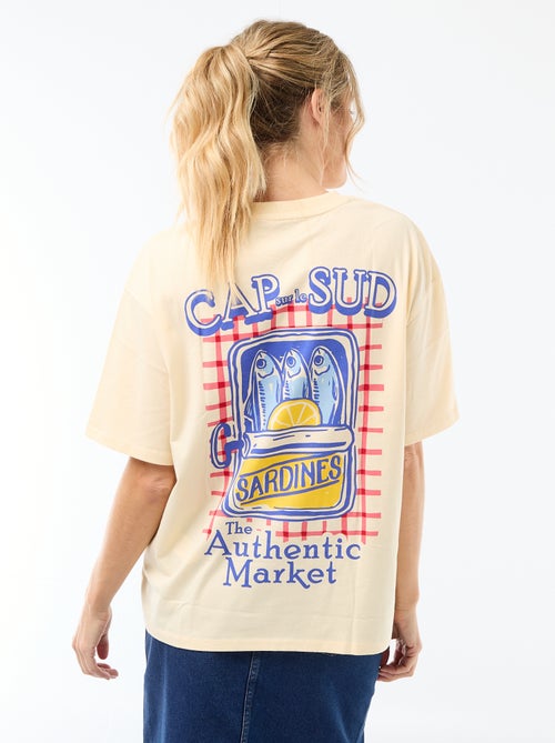 Oversized Slogan T-shirt - Kiabi