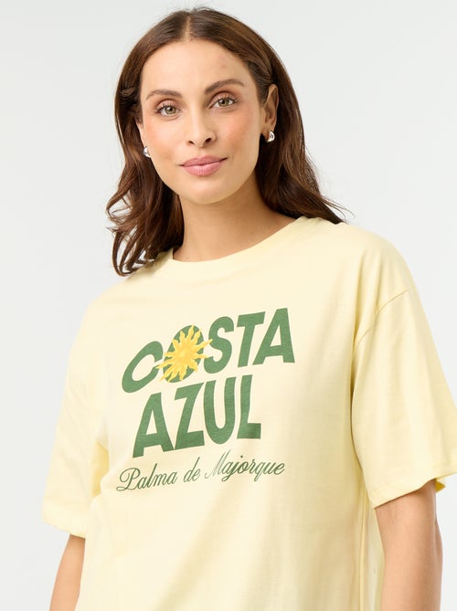 Oversized Slogan T-shirt - Kiabi