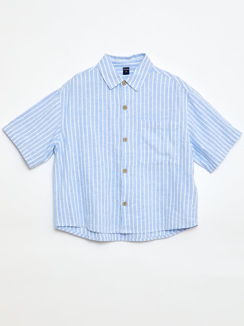 Oversized Striped Shirt - Kiabi