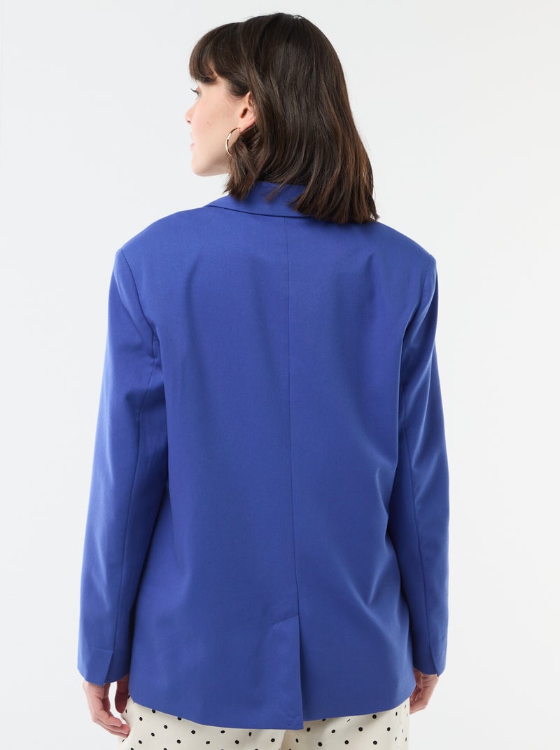 Oversized Tailored Jacket Blue - Kiabi