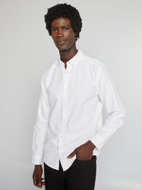 Oxford-Hemd Regular Fit - Kiabi Oxford-Hemd Regular Fit - Kiabi