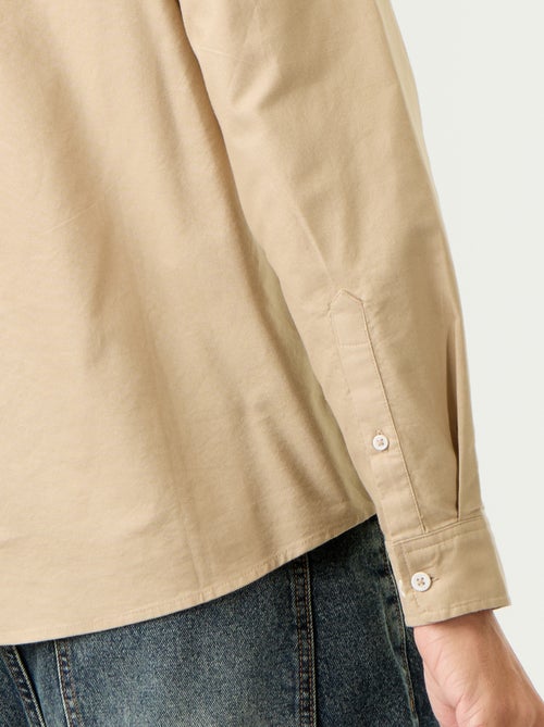 Oxford shirt with button-front opening - Kiabi Oxford shirt with button-front opening - Kiabi