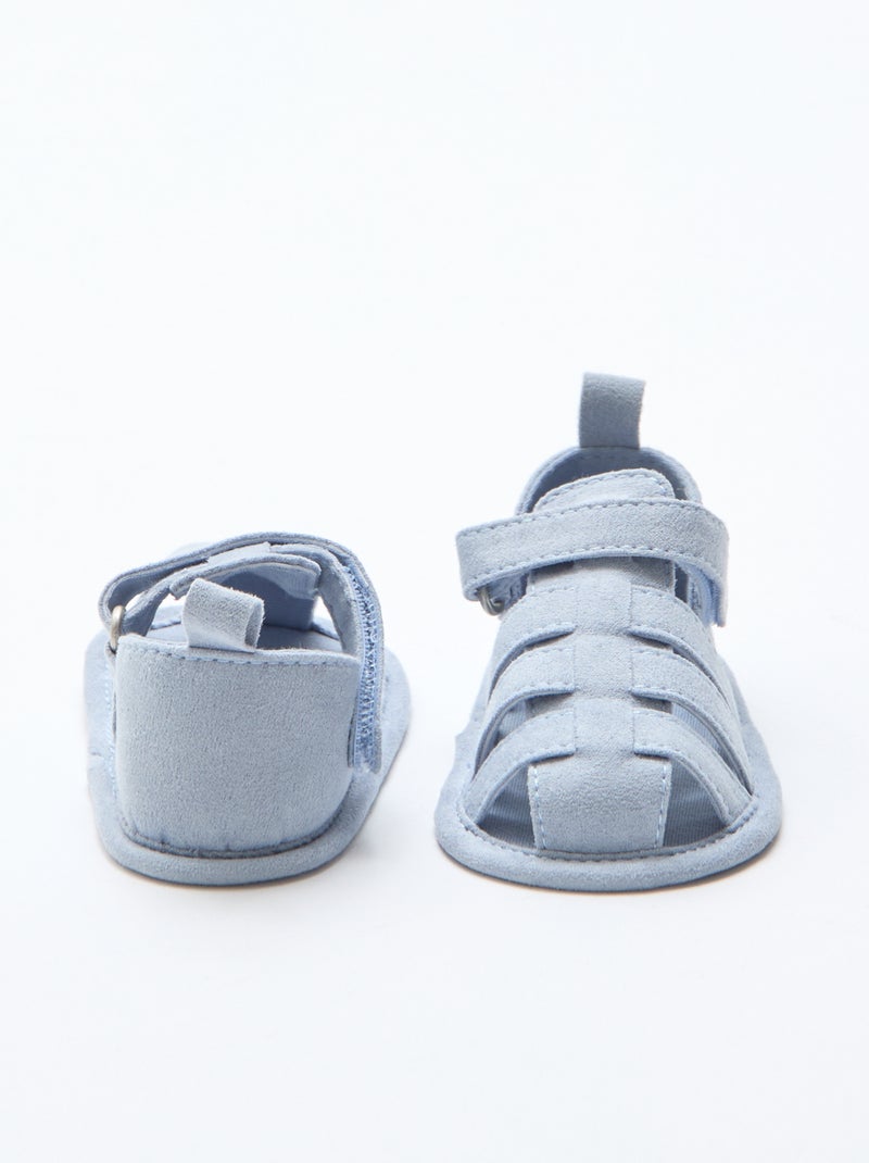 Paar Sandalen mit Klettverschluss Grün - Kiabi