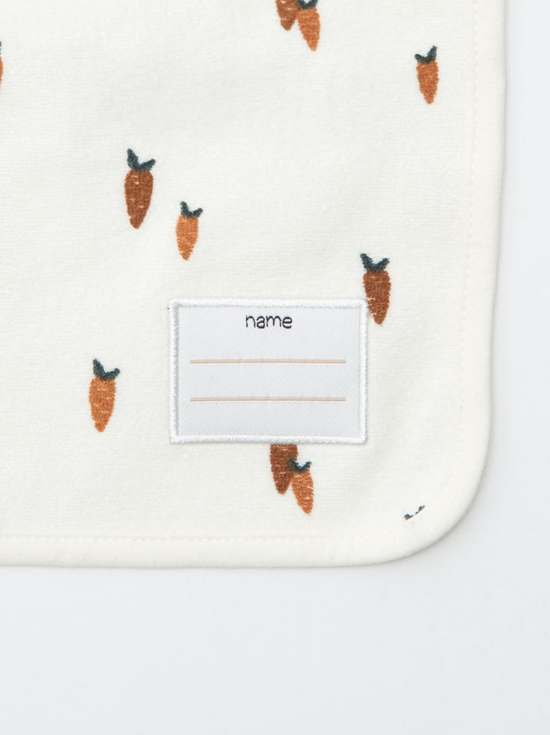 Pack of 2 bibs with elasticated neck WHITE - Kiabi