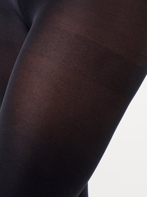 Pack of 2 black tights - 20 denier - Kiabi