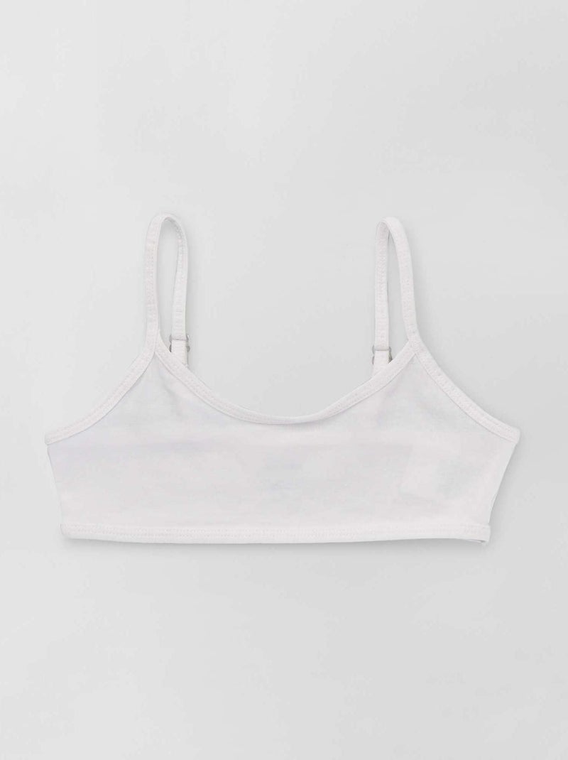 Pack of 2 bralettes Black - Kiabi