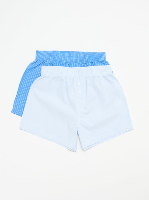 Pack of 2 checked boxers - Kiabi