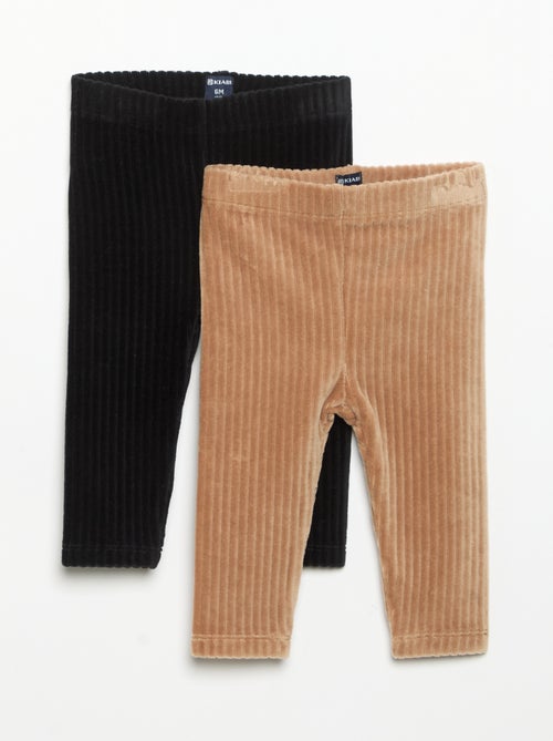 Pack of 2 corduroy leggings - Kiabi