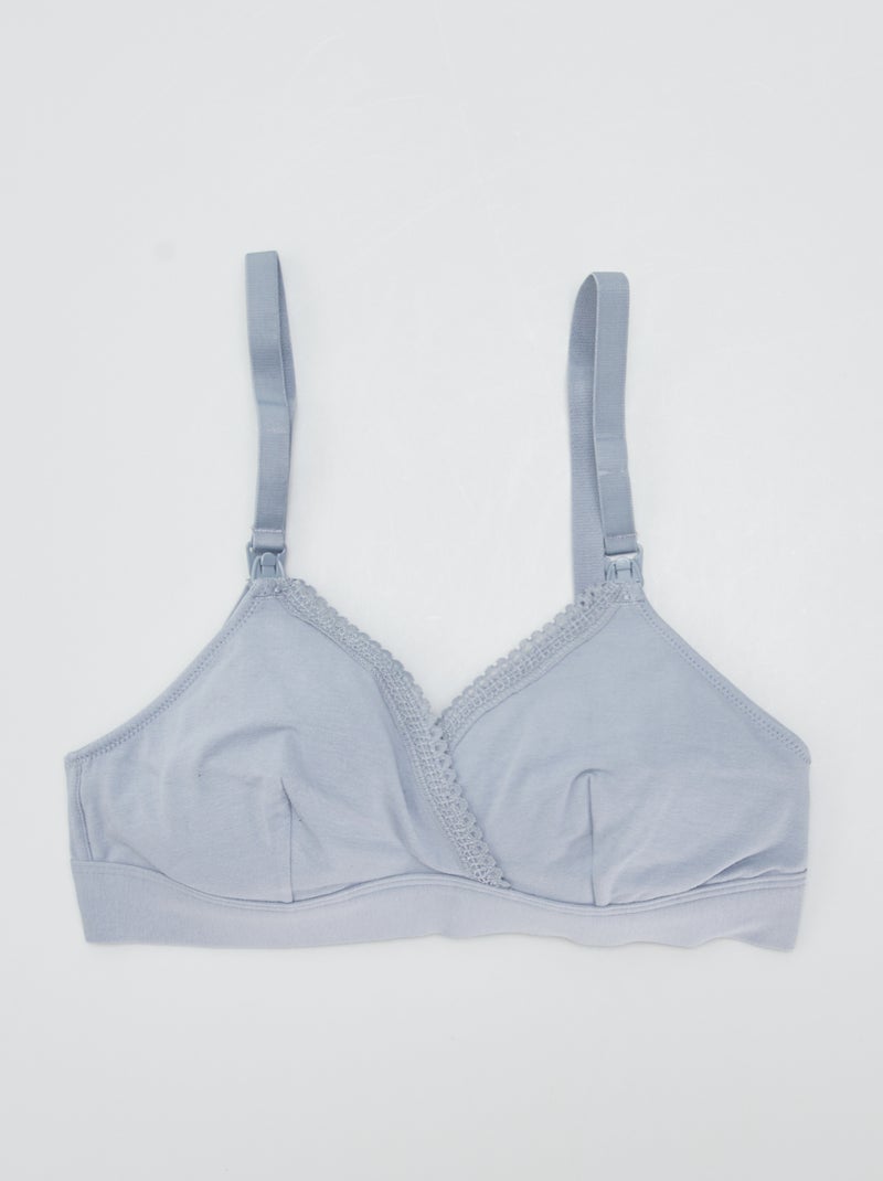 Pack of 2 cotton breastfeeding bras TRADE WINDS - Kiabi