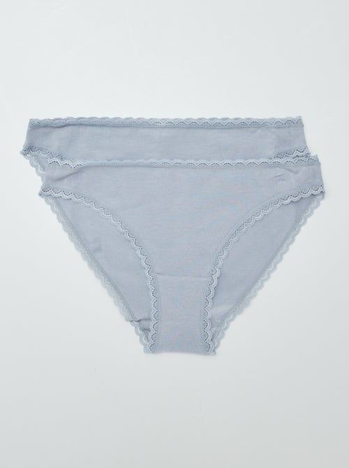 Pack of 2 Cotton Briefs - Kiabi