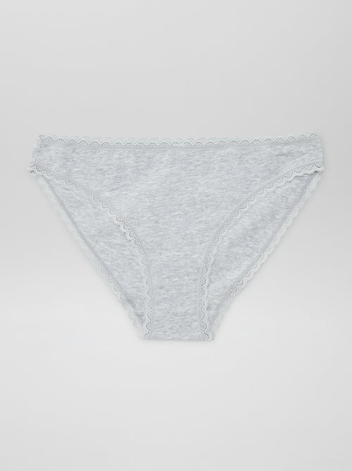 Pack of 2 Cotton Briefs - Kiabi