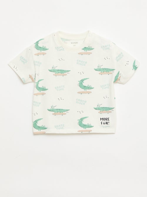 Pack of 2 Cotton Jersey Short-Sleeved T-shirts - Kiabi