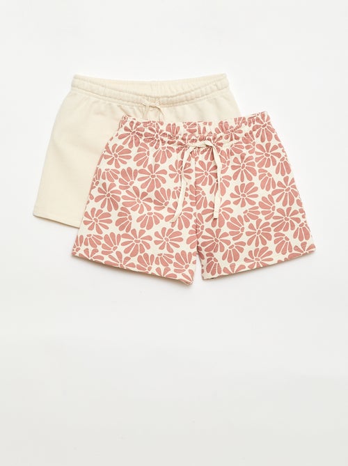 Pack of 2 cotton shorts - Kiabi