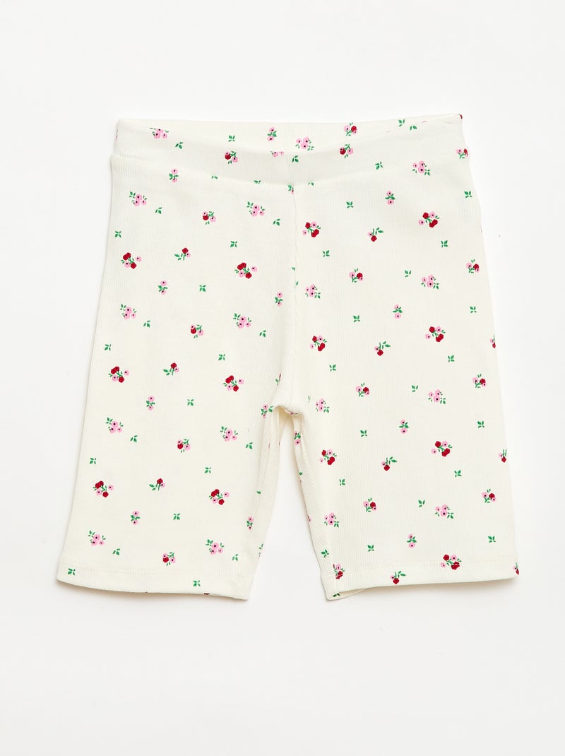 Pack of 2 Cycling Shorts Green - Kiabi