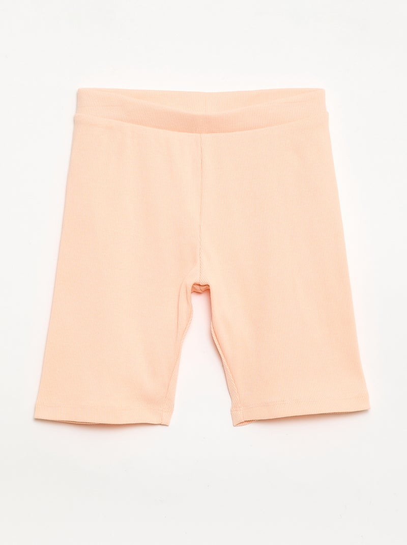Pack of 2 Cycling Shorts Orange - Kiabi