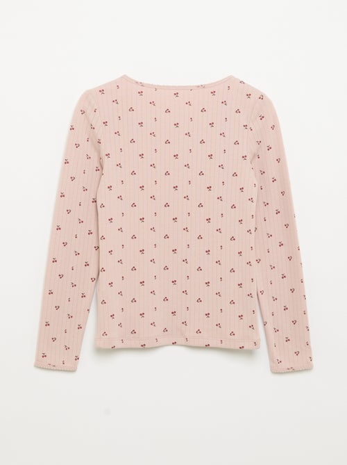 Pack of 2 Fancy Knit Long-Sleeved T-shirts - Kiabi