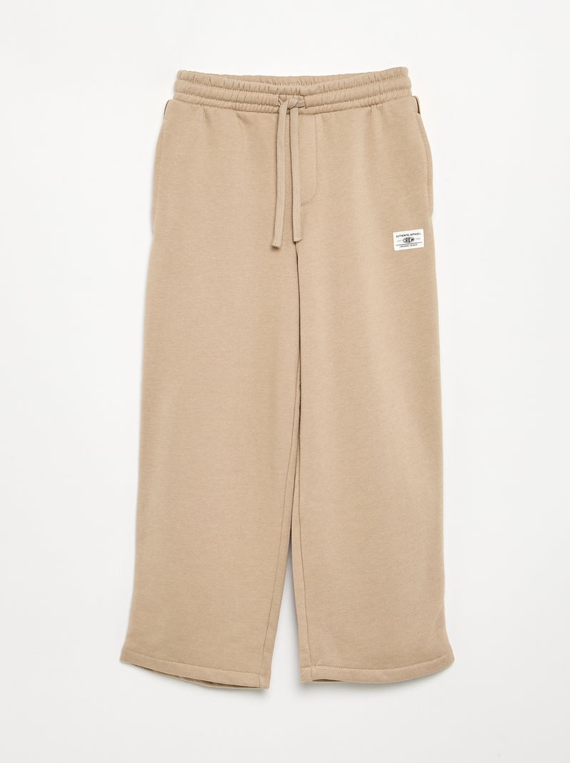 Pack of 2 Fleece Trousers Beige - Kiabi