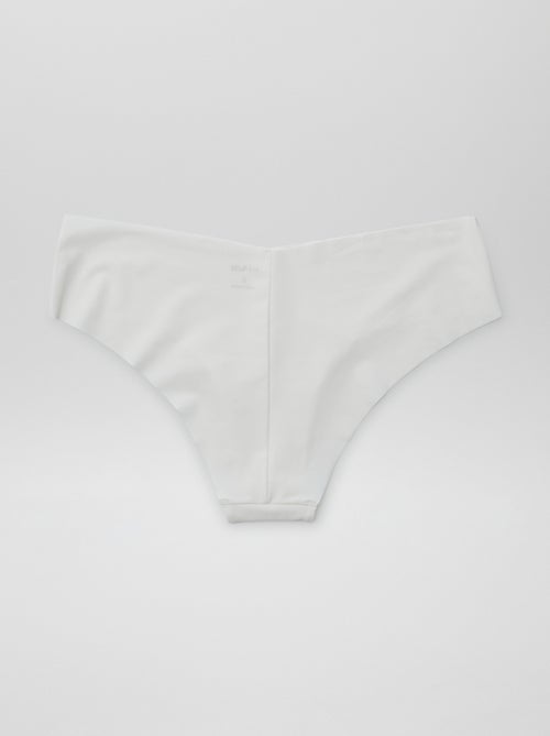 Pack of 2 invisible microfiber shorties - Kiabi