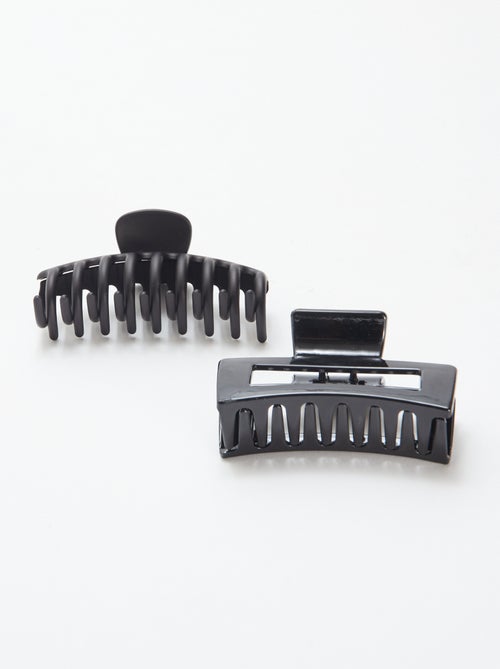 Pack of 2 large claw clips - Kiabi