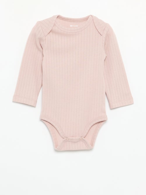 Pack of 2 long-sleeved bodysuits - Kiabi