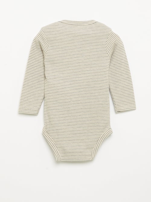 Pack of 2 long-sleeved bodysuits - Kiabi