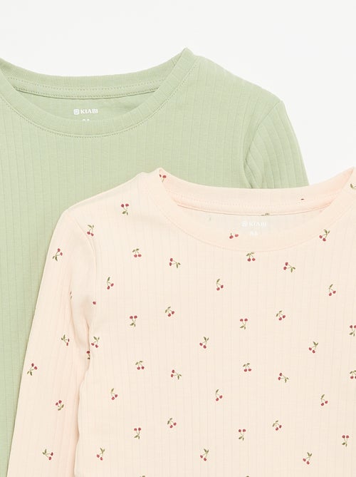 Pack of 2 Long-Sleeved T-shirts - Kiabi