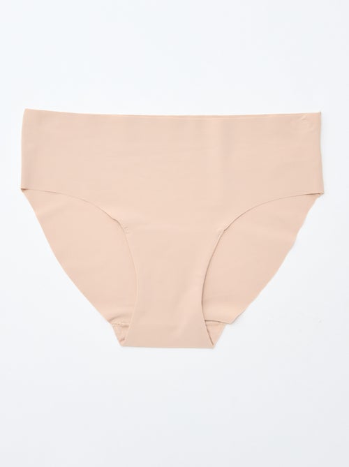 Pack of 2 Microfiber Invisible Briefs - Kiabi