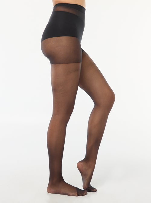 Pack of 2 pairs of 8D voile tights - Kiabi