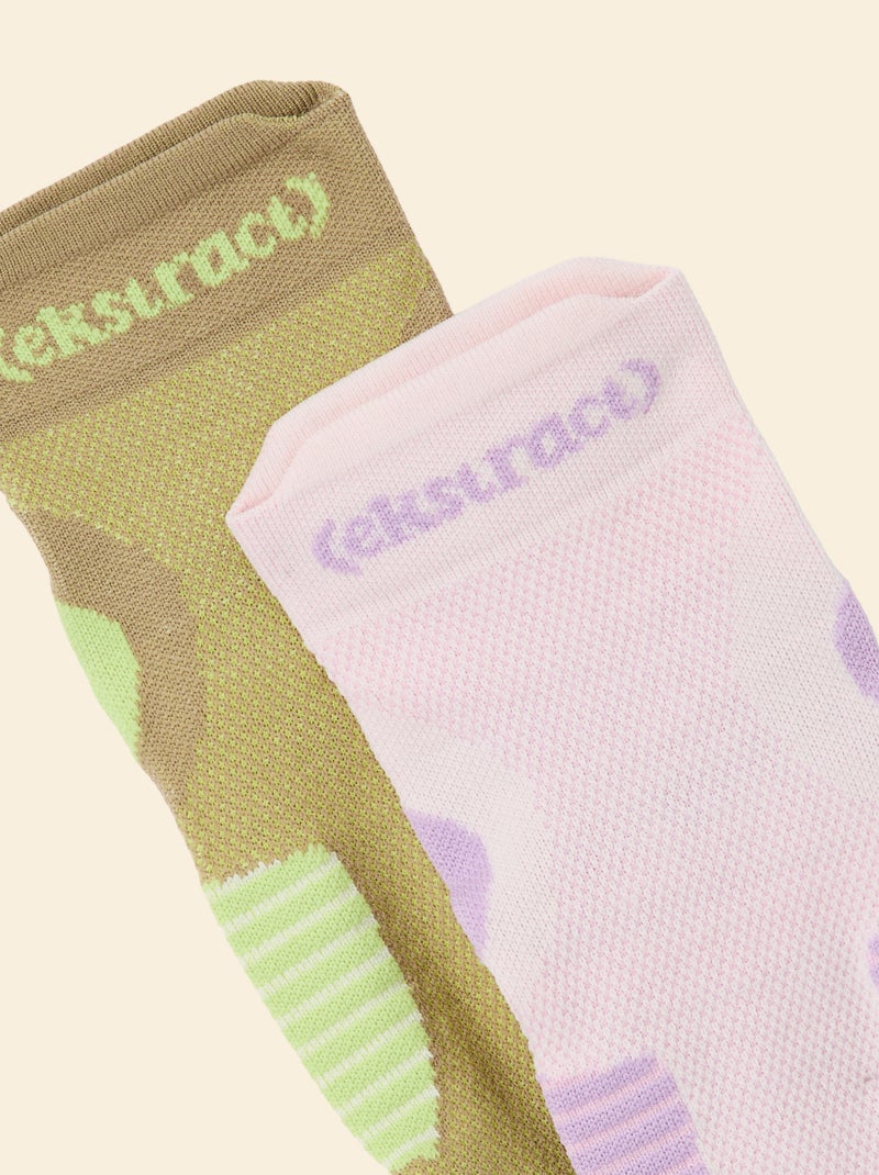 Pack of 2 pairs of high socks - (ekstract) Blue - Kiabi