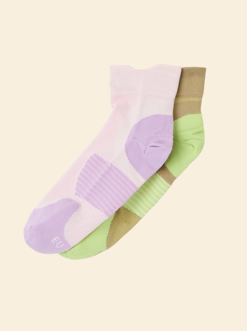 Pack of 2 pairs of high sports socks - Kiabi