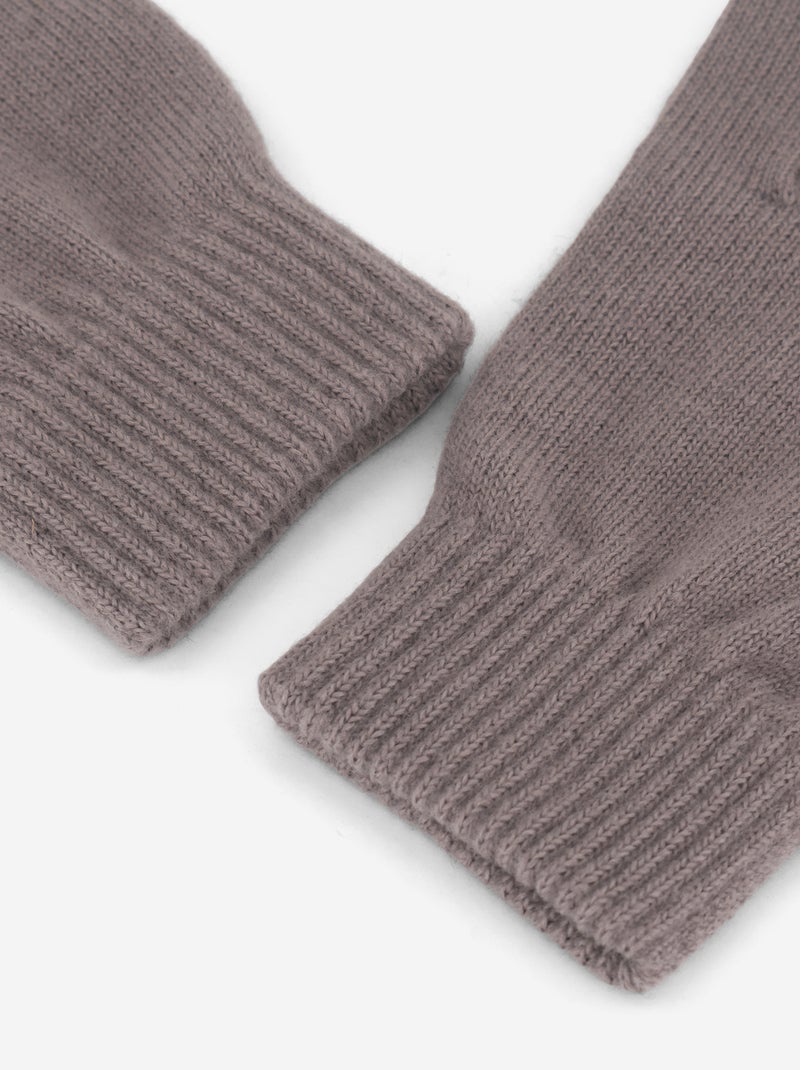 Pack of 2 pairs of knit gloves Beige - Kiabi