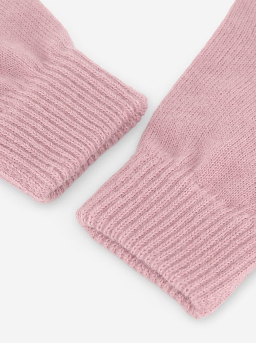 Pack of 2 pairs of knitted gloves - Kiabi