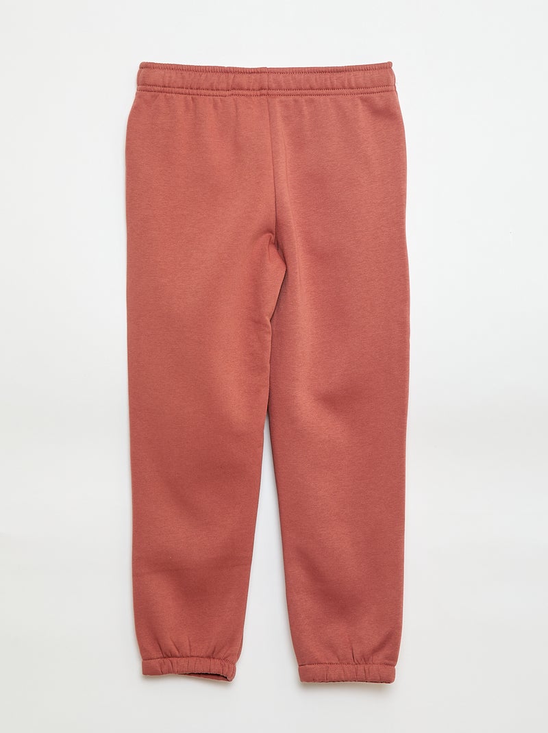 Pack of 2 pairs of sweatshirt fabric joggers Blue - Kiabi