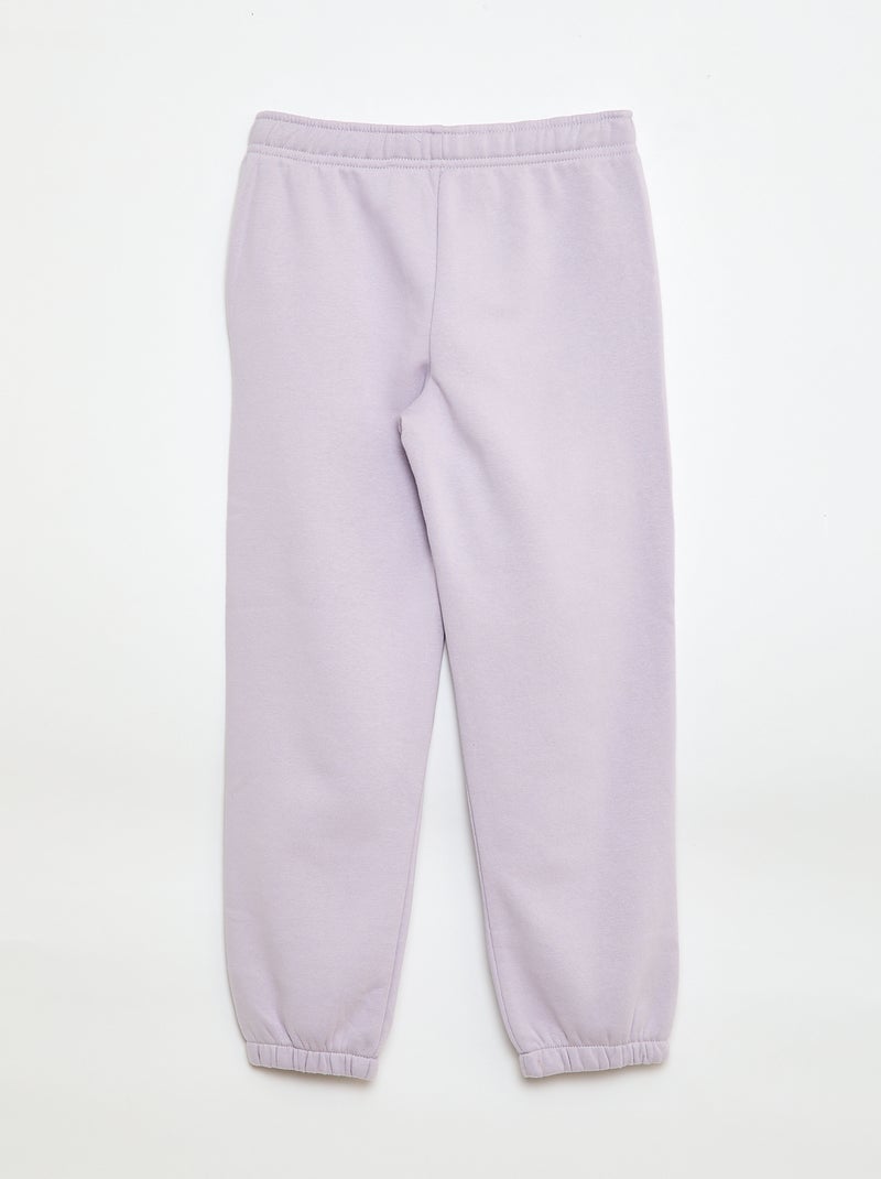 Pack of 2 pairs of sweatshirt fabric joggers Blue - Kiabi