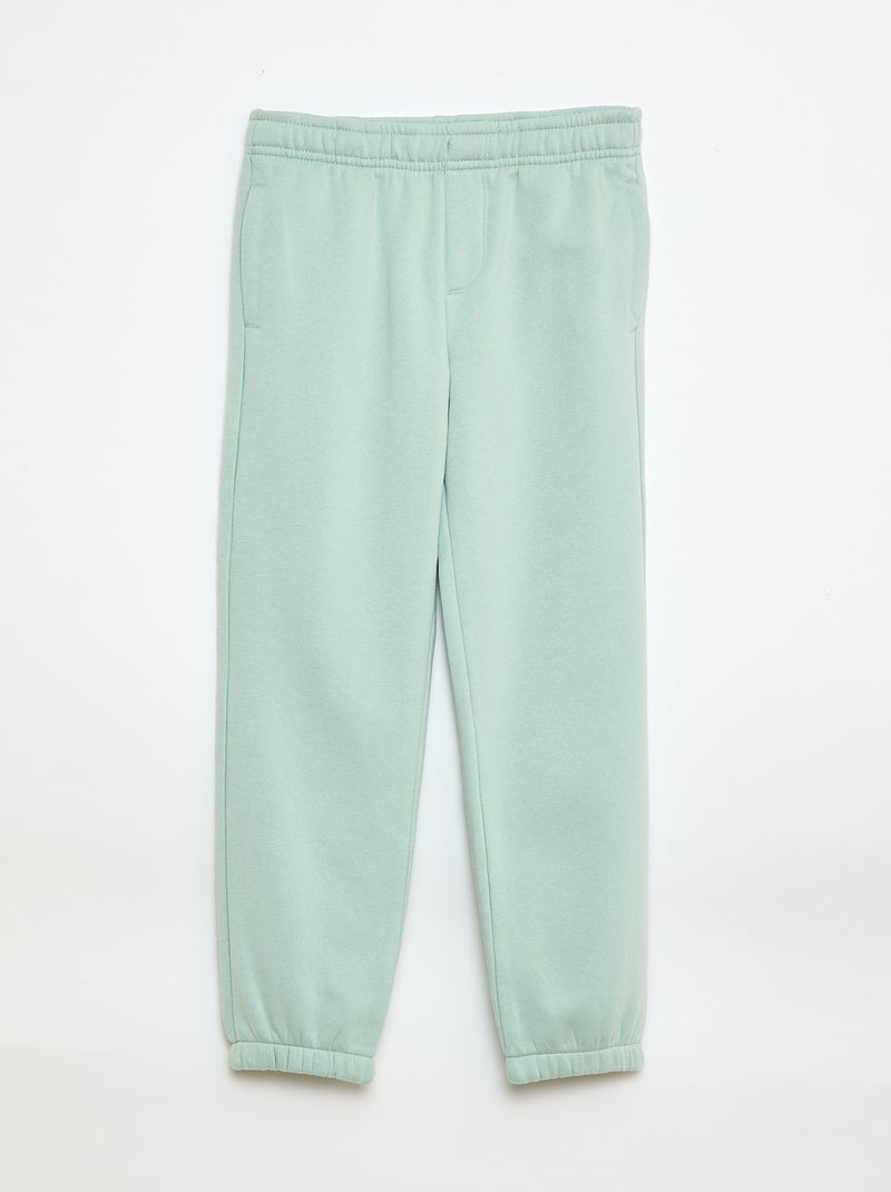 Pack of 2 pairs of sweatshirt fabric joggers Blue - Kiabi