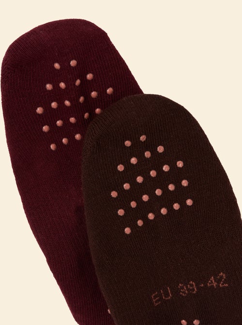 Pack of 2 pairs of yoga ankle socks - Kiabi