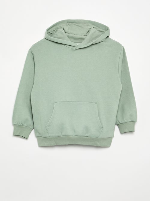 Pack of 2 plain hooded sweatshirts - Kiabi Pack of 2 plain hooded sweatshirts - Kiabi