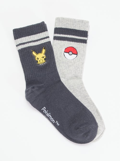 Pack of 2 'Pokémon' 'Pikachu' and 'Pokéball' Novelty Socks - Kiabi
