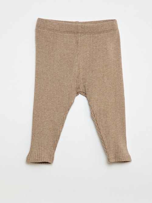 Pack of 2 ribbed leggings - Kiabi