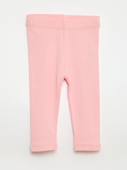 Pack of 2 Ribbed Leggings - Kiabi