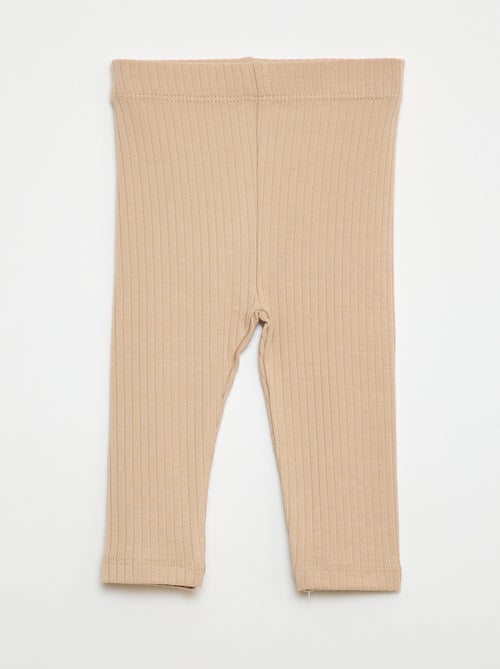 Pack of 2 Ribbed Leggings - Kiabi